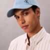 Boné de basebol em Denim desbotado com logótipo bordado Boné de basebol em Denim desbotado com logótipo bordado