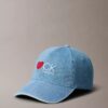 Boné de Denim com grafismo «I Love Ck» Boné de Denim com grafismo «I Love Ck»