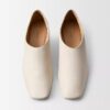 Bota de cano curto em pele Anna