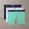Boxer Brief com monograma gráfico em algodão Cotton Stretch, embalagem de 3 unidades