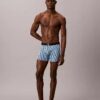 Boxer Brief com monograma gráfico em algodão Cotton Stretch, embalagem de 3 unidades