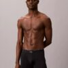 Boxer Brief com monograma gráfico em algodão Cotton Stretch, embalagem de 3 unidades