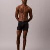 Boxer Brief com monograma gráfico em algodão Cotton Stretch, embalagem de 3 unidades
