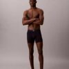 Boxer Brief com monograma gráfico em algodão Cotton Stretch, embalagem de 3 unidades