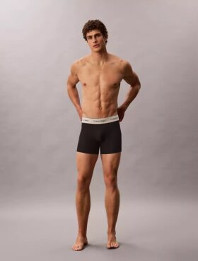 Boxer Brief de algodão Cotton Stretch, embalagem de 3 unidades