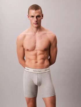 Boxer Brief de algodão Cotton Stretch, embalagem de 3 unidades