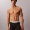 Boxer Brief de algodão Cotton Stretch, embalagem de 3 unidades