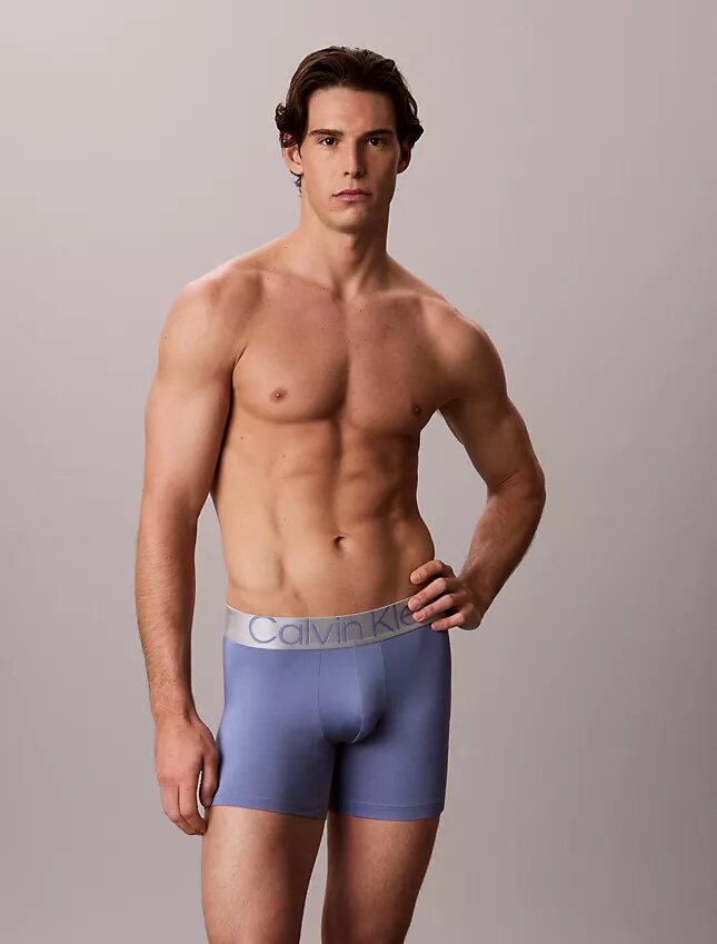 Boxer Brief elástico em microfibra Boxer Brief elástico em microfibra