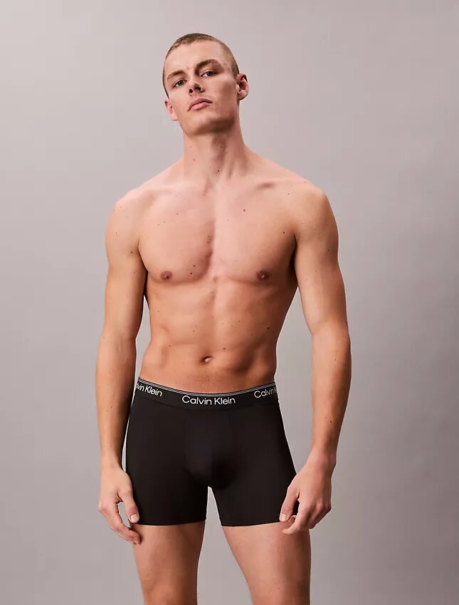 Boxer Brief em microfibra elástica, embalagem de 5 unidades Boxer Brief em microfibra elástica, embalagem de 5 unidades