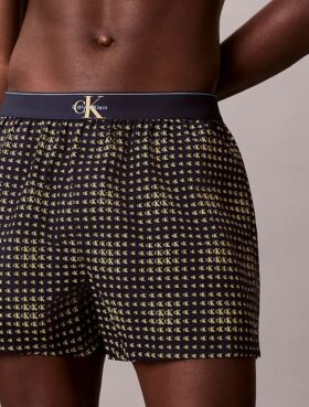 Boxer justo com logótipo Monogram