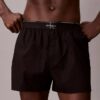 Boxer justo com logótipo Monogram