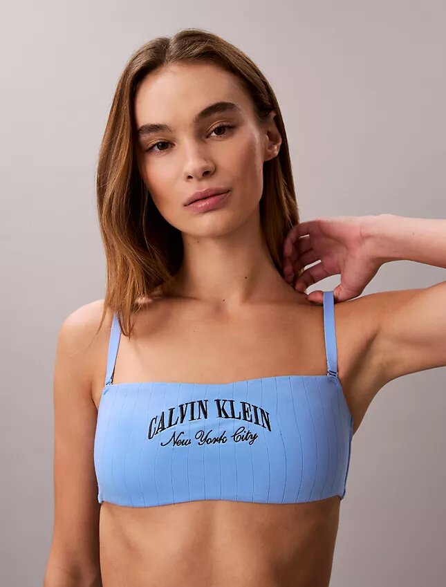 Bralette bandeau clássico Heritage em Cotton Stretch com forro leve Bralette bandeau clássico Heritage em Cotton Stretch com forro leve