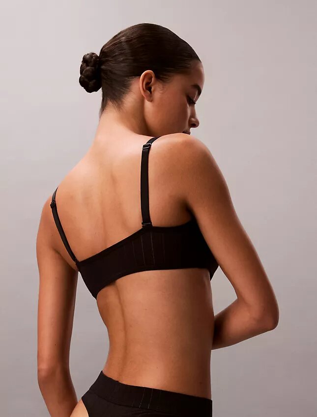 Bralette bandeau clássico Heritage em Cotton Stretch com forro leve Bralette bandeau clássico Heritage em Cotton Stretch com forro leve