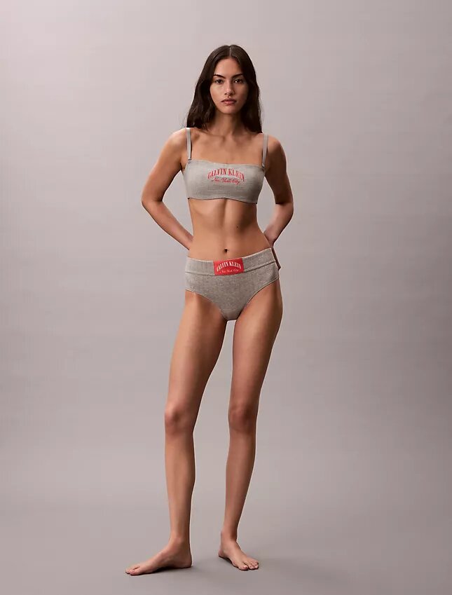 Bralette bandeau clássico Heritage em Cotton Stretch com forro leve Bralette bandeau clássico Heritage em Cotton Stretch com forro leve