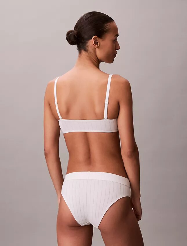 Bralette bandeau clássico Heritage em Cotton Stretch com forro leve Bralette bandeau clássico Heritage em Cotton Stretch com forro leve