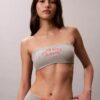 Bralette bandeau clássico Heritage em Cotton Stretch com forro leve Bralette bandeau clássico Heritage em Cotton Stretch com forro leve