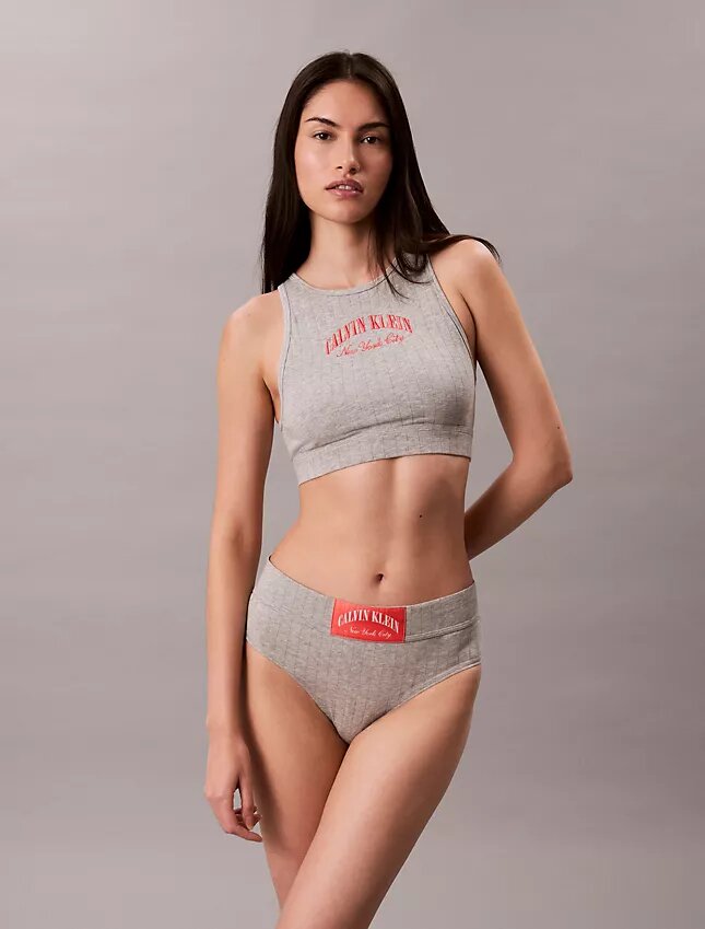 Bralette clássica Heritage em Cotton Stretch Unlined Bralette clássica Heritage em Cotton Stretch Unlined