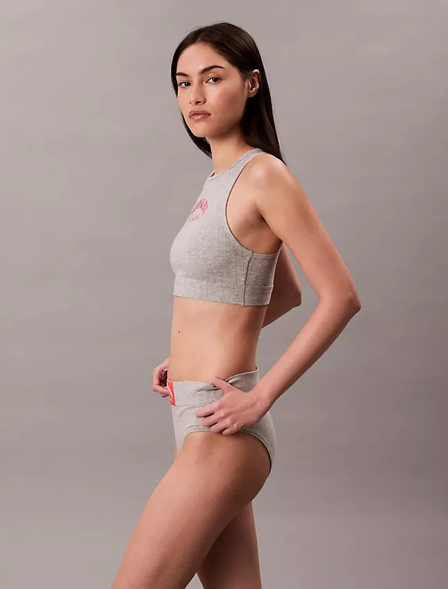 Bralette clássica Heritage em Cotton Stretch Unlined Bralette clássica Heritage em Cotton Stretch Unlined