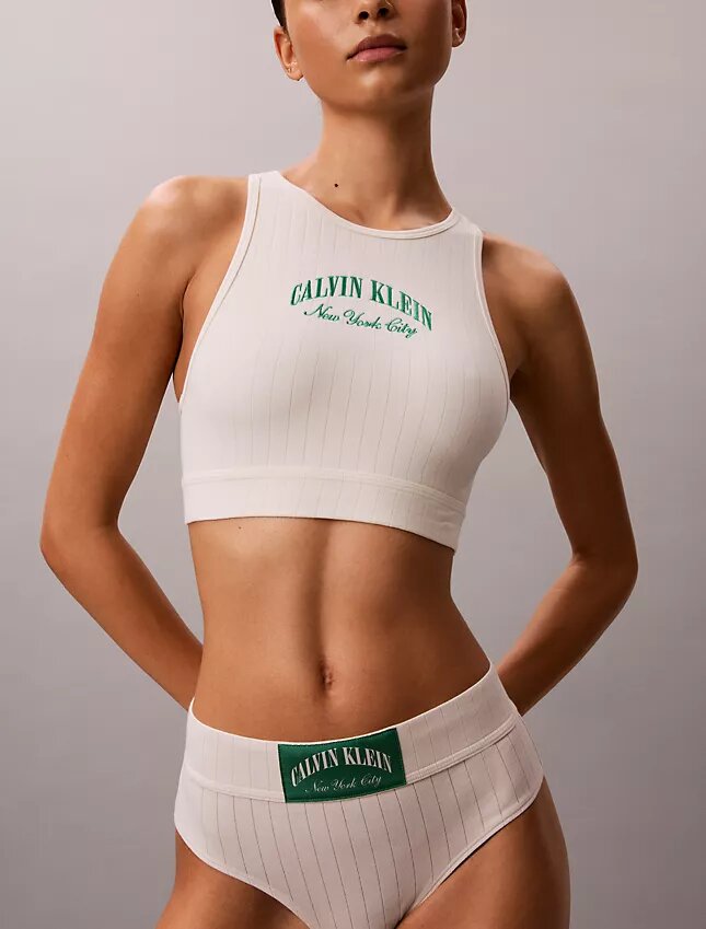 Bralette clássica Heritage em Cotton Stretch Unlined Bralette clássica Heritage em Cotton Stretch Unlined
