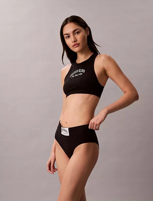 Bralette clássica Heritage em Cotton Stretch Unlined Bralette clássica Heritage em Cotton Stretch Unlined