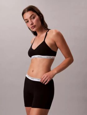 Bralette com forro leve em mistura de algodão e Modal