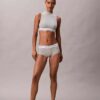 Bralette com gola alta, forrada com algodão Modal
