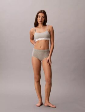Bralette com logótipo de arquivo e forro leve