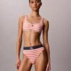 Bralette de banho com Monogram gráfico Bralette de banho com Monogram gráfico
