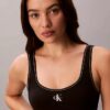 Bralette de banho com Monogram gráfico Bralette de banho com Monogram gráfico