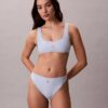 Bralette de banho com Monogram gráfico Bralette de banho com Monogram gráfico