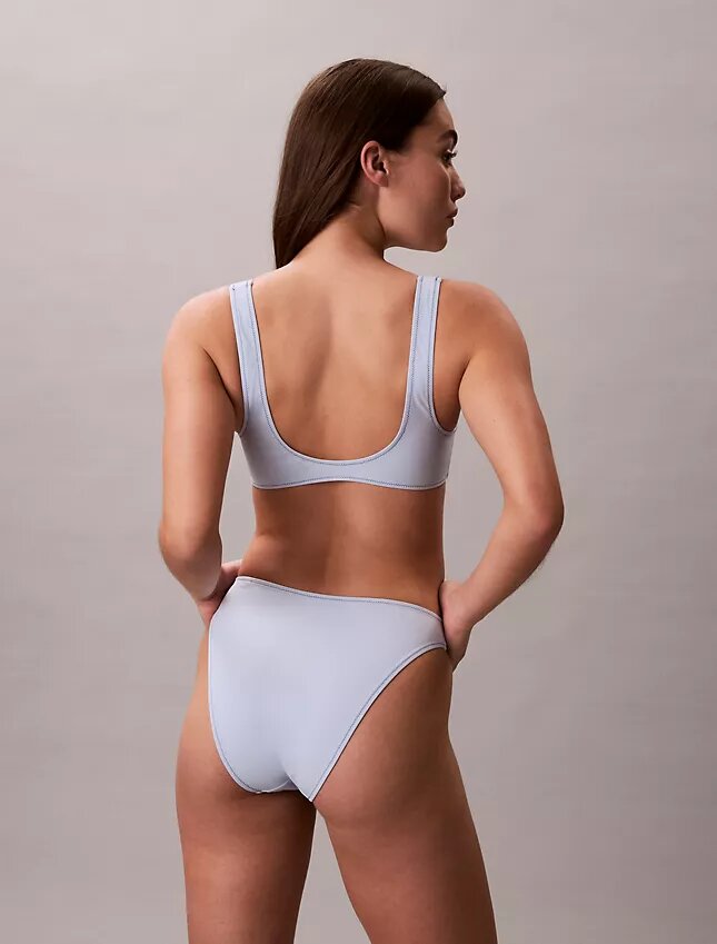 Bralette de banho com Monogram gráfico Bralette de banho com Monogram gráfico