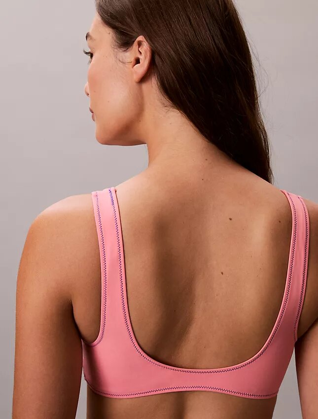 Bralette de banho com Monogram gráfico Bralette de banho com Monogram gráfico