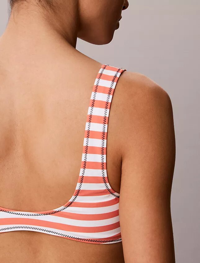 Bralette de banho com Monogram gráfico Bralette de banho com Monogram gráfico
