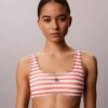 Bralette de banho com Monogram gráfico Bralette de banho com Monogram gráfico