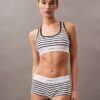 Bralette em malha Cotton Stretch de algodão e Modal com nervuras, com forro leve Bralette em malha Cotton Stretch de algodão e Modal com nervuras, com forro leve