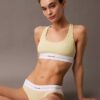 Bralette em malha Cotton Stretch de algodão e Modal com nervuras, com forro leve Bralette em malha Cotton Stretch de algodão e Modal com nervuras, com forro leve