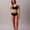 Bralette em microfibra elástica com Monogram gráfico e forro leve Bralette em microfibra elástica com Monogram gráfico e forro leve