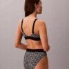 Bralette em microfibra elástica com Monogram gráfico e forro leve Bralette em microfibra elástica com Monogram gráfico e forro leve