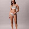 Bralette halter unlined em algodão e Modal Icon