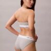 Bralette halter unlined em algodão e Modal Icon