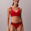 Bralette Icon em Algodão e Modal com Efeito Metálico