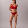 Bralette Icon em Algodão e Modal com Efeito Metálico