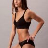 Bralette Icon em Algodão e Modal com Efeito Metálico
