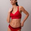 Bralette Icon em Algodão e Modal com Efeito Metálico