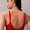 Bralette Icon em Algodão e Modal com Efeito Metálico