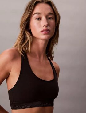 Bralette Icon em Algodão e Modal Metálico, Unlined