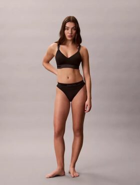 Bralette Icon em Algodão Modal Metálico com Forro Ligeiro