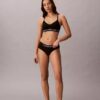 Bralette sem aro com forro leve e logótipo de arquivo