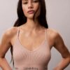 Bralette sem costuras em Microfiber com canelado e forro leve Bralette sem costuras em Microfiber com canelado e forro leve