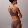 Bralette sem costuras em Microfiber com canelado e forro leve Bralette sem costuras em Microfiber com canelado e forro leve